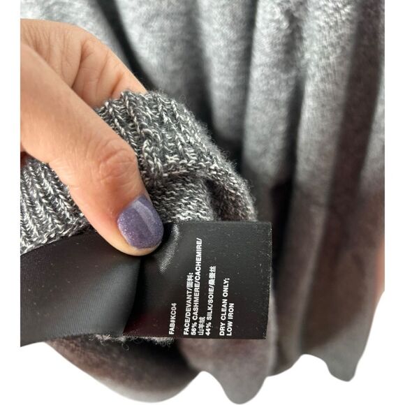 Lafayette 148 Cashmere Sweater Women's Size XXL Heather Gray Crewneck Classic - Picture 7 of 9
